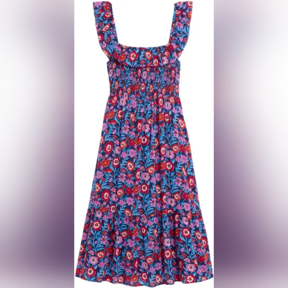 Vineyard Vines Size XL Tisbury Floral Smocked Sundress